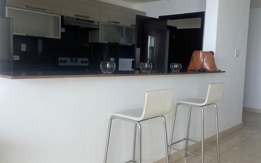 Alquiler con vista al mar en Avenida Balboa amoblado completo